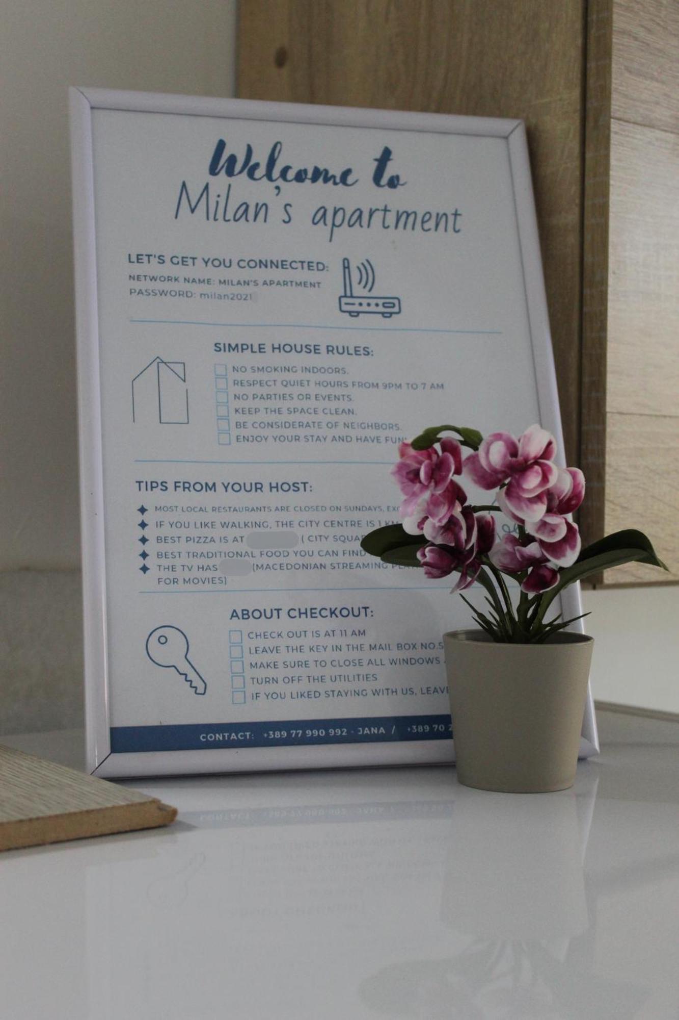 Milan'S Apartment Skopje Eksteriør bilde